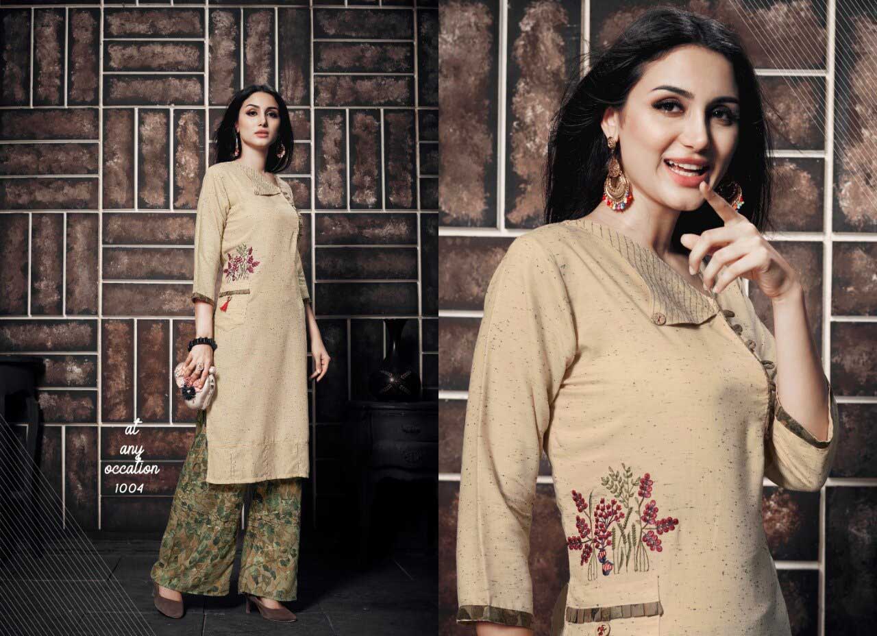 Nitya Vol-7 Rayon Palazzo Designer Kurti Catalog Nitya Vol-7 Rayon Palazzo Designer Kurti Catalog